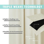 NICETOWN Living Room Completely Shaded Draperies, Privacy Protection & Noise - Image 6