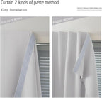 Blackout Curtains for Bedroom Sticky Curtain Blackout Window Cover Self - Image 6