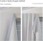 Blackout Curtains for Bedroom Sticky Curtain Blackout Window Cover Self - Image 6