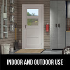 GORILLA GRIP 100% Waterproof All-Season WeatherMAX Doormat US Designed Natural - Image 9