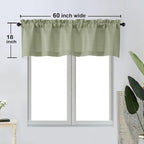 OWENIE Bob 1 PCS Light Green Valances - Image 6