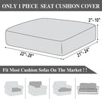 Couch Cushion Cover Seat Cushion Cover Stretch Armchair Cover Separate - Image 6