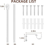 SMODBRODRE Curtain Rods for Window 32 to 120 - Image 6