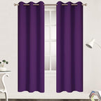 Yakamok Blackout Curtains Room Darkening Thermal Insulated Grommet top Window by Yakamok