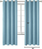 BGment Room Darkening Curtains 72 Inches Long - Image 8