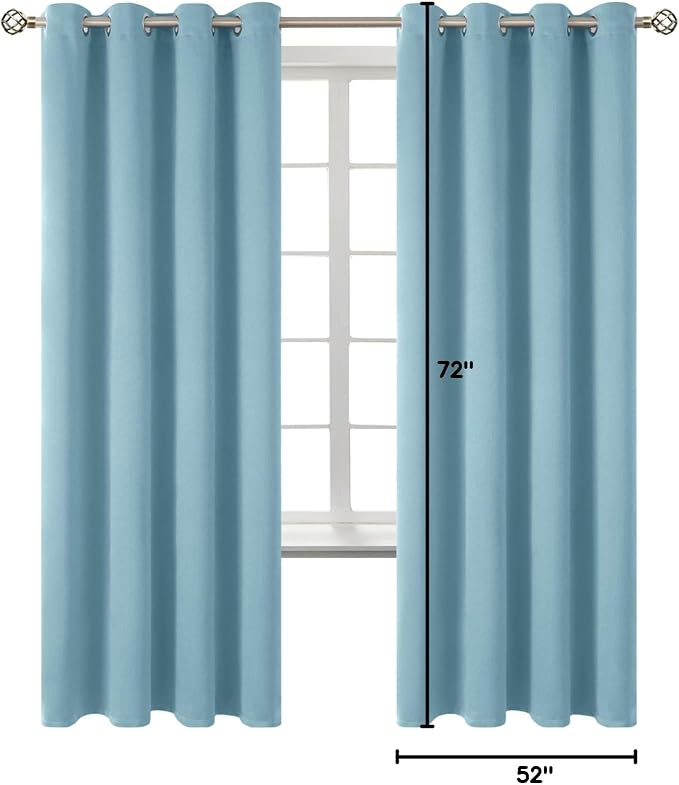 BGment Room Darkening Curtains 72 Inches Long - Image 8