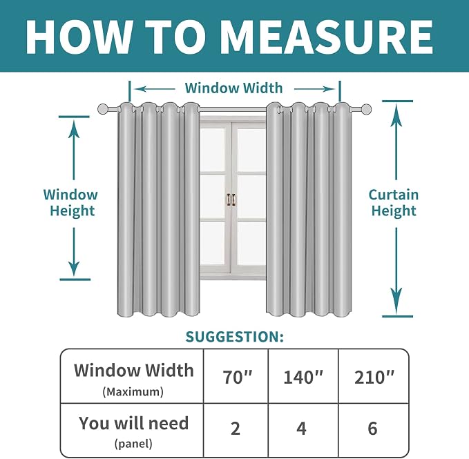 LAMIT Haze Blue Linen Curtains for Bedroom, 84 Inch Faux Linen Textured Light - Image 7