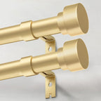 IFELS 2 Pack Heavy Duty Curtain Rods by IFELS