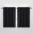 NICETOWN Black Blackout Curtains - Image 6