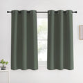 NICETOWN Thermal Insulated Curtains Blackout Draperies, Dark Mallard, 42 by 60 by NICETOWN