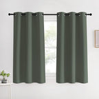 NICETOWN Thermal Insulated Curtains Blackout Draperies, Dark Mallard, 42 by 60 by NICETOWN
