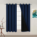 Yakamok Total Blackout Curtains 54 Inches Long, 100% Blackout Drapes by Yakamok