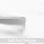 Yakamok Pure White Curtains Room Darkening Thermal Insulated Grommet top Window - Image 3
