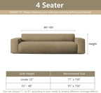 MYSKY HOME Couch Cover for Dogs, Sectional Couch Cover - Image 8