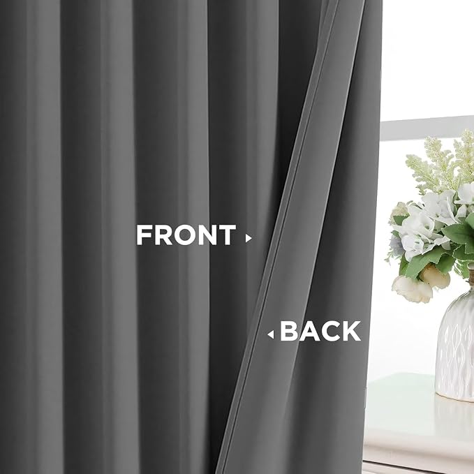 Joydeco Blackout Curtains 108 Inch Length 2 Panels Set, Thermal Insulated Long - Image 9