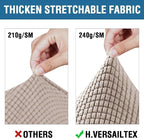 H.VERSAILTEX 4 Piece Stretch Sofa Covers - Image 3
