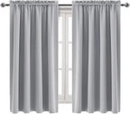 DWCN Blackout Curtains Room Darkening Thermal Insulated Bedroom Curtains Window - Image 9