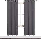 NICETOWN Grey Blackout Curtain Panels - Image 2