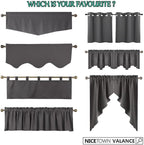 NICETOWN Bathroom Curtain Valances - Image 7