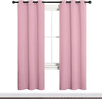NICETOWN Bedroom Curtain Panels Blackout Draperies, Thermal Insulated Solid - Image 2