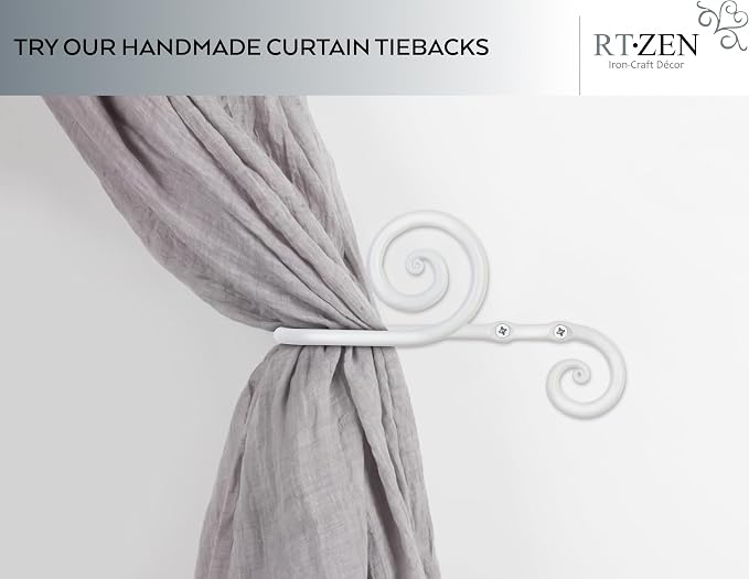 RTZEN Decorative Metal Curtain Tiebacks - Image 6