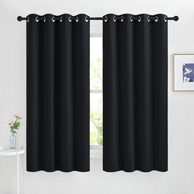 NICETOWN Black Curtains for Boys Room by NICETOWN