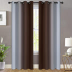 Yakamok 84 Inch Length Thermal Insulated Gradient Color Ombre Curtains - Image 2