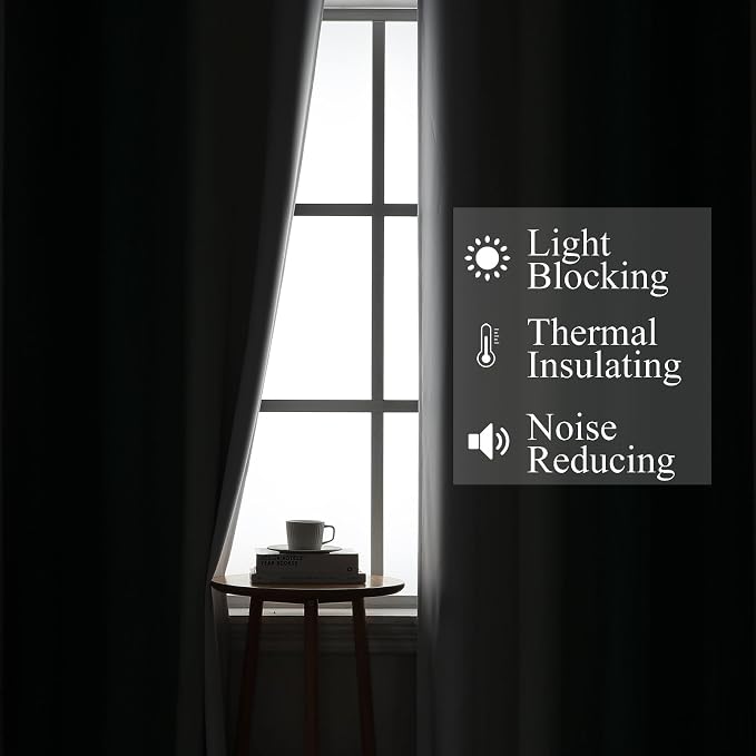 Estelar Textiler Green and Greyish White Gradient Blackout Curtains - Image 3