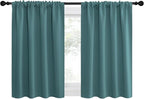 NICETOWN Blackout Curtains for Living Curtains, Sea Teal, 2 Panels, 29 by 30 by NICETOWN