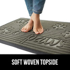 GORILLA GRIP 100% Waterproof All-Season WeatherMAX Doormat US Designed Natural - Image 8