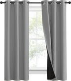 NICETOWN Full Shade Curtain Panels, Pair of Energy Smart & Noise Blocking Out - Image 2
