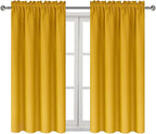 DWCN Yellow Room Darkening Blackout Curtains - Image 9