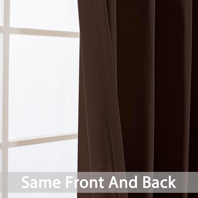 Yakamok Blackout Curtains Room Darkening Thermal Insulated Window Panels - Image 3