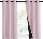 NICETOWN 100% Blackout Window Curtain Panels, Heat and Cold Blocking Drapes - Image 2