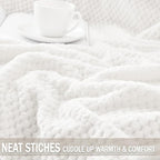 Exclusivo Mezcla Fleece Bed Blanket Queen Size, Super Soft and Warm Blankets - Image 6