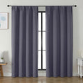 Simplebrand Ava Greyish Purple Blackout Curtains by Simplebrand