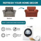 Turquoize 2 Piece Chair Covers Chair Slipcovers - Image 7