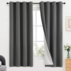 Yakamok Room Darkening 100% Blackout Curtains Grommet Window Treatments by Yakamok