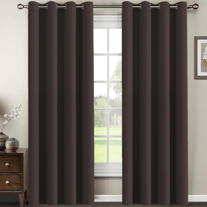 H.VERSAILTEX Living Room Curtains 96 Inches Long Christmas Deals Blackout by HVERSAILTEX