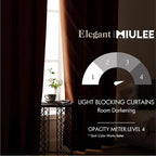MIULEE Blackout Curtains for Bedroom Living Room Thermal Insulated Room - Image 2