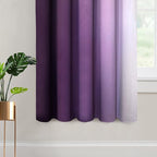 Yakamok Thermal Insulated Ombre Curtains 63 Inch Length 2 Panels, Room - Image 4
