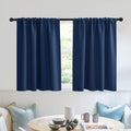 RYB HOME Blackout Privacy Bathroom Window Curtains, Short Thermal Insulated by RYBHOME