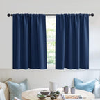 RYB HOME Blackout Privacy Bathroom Window Curtains, Short Thermal Insulated by RYBHOME