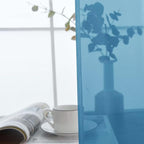 SpaceDresser Basic Rod Pocket Sheer Voile Window Curtain Panels Blue 1 Pair 2 - Image 8
