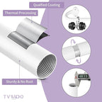 TVWOO Wrap Around Curtain Rods, 5/8 Inch Adjustable Blackout Curtain Rod Set - Image 4