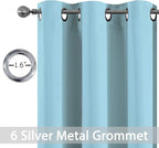 Yakamok Blackout Curtains Room Darkening Thermal Insulated - Image 2