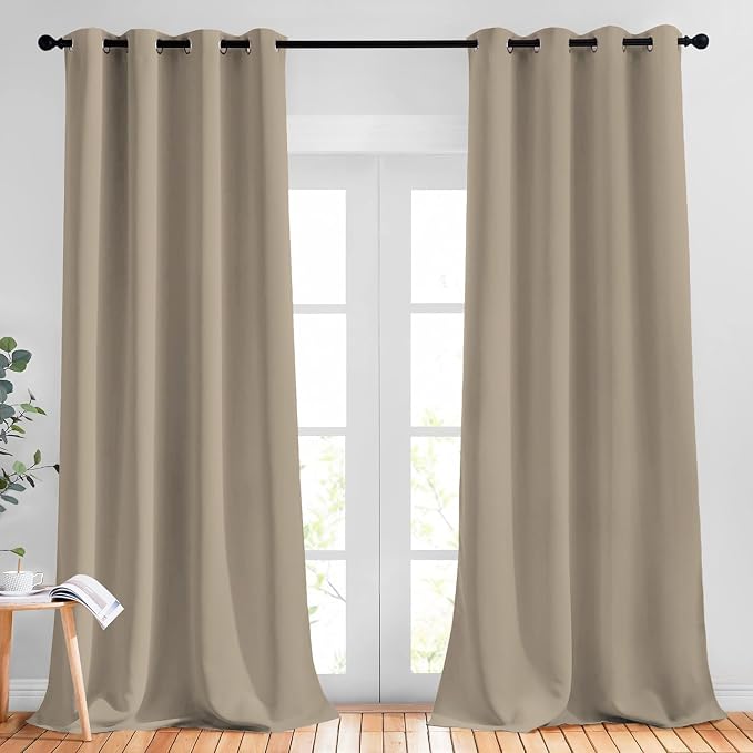 NICETOWN Taupe Blackout Curtains by NICETOWN