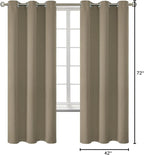 BGment Room Darkening Curtains 72 Inches Long - Image 8