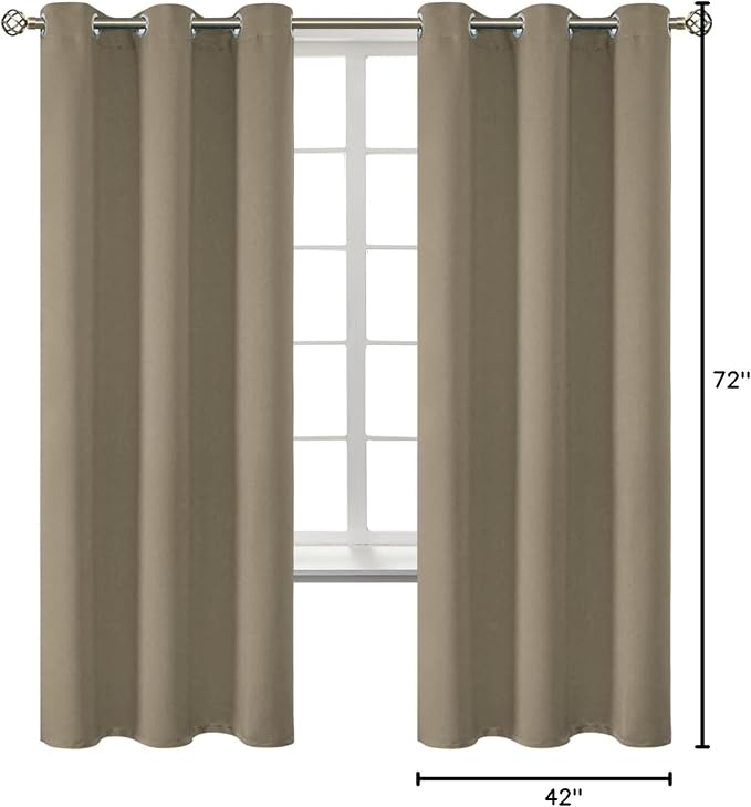 BGment Room Darkening Curtains 72 Inches Long - Image 8