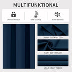 Joydeco Blackout Curtains 90 inch Long 2 Panels Set, Thermal Insulated Long - Image 3